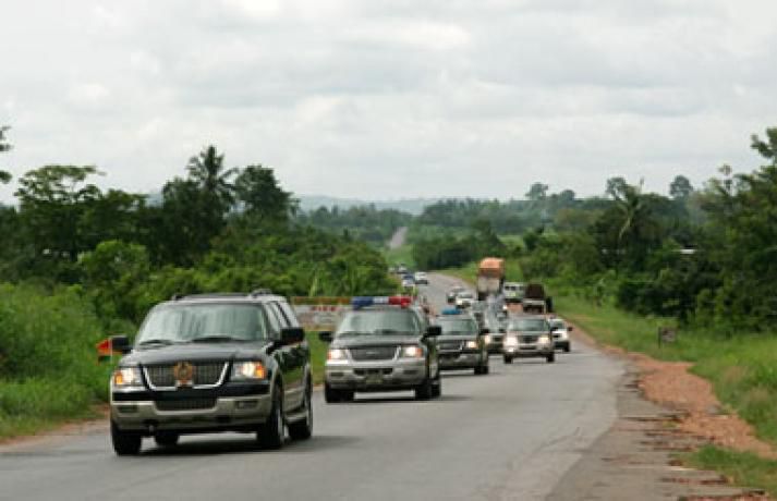 Over Vehicle Convoy Accompanies Nana Addo To Volta Region Video Pulse Ghana