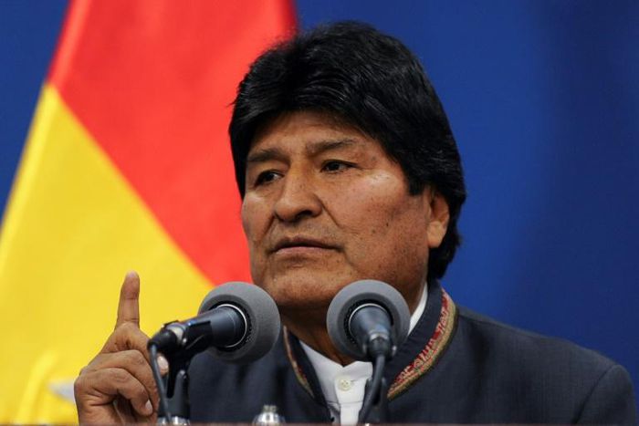 Bolivian President Evo Morales has accused his opponents of seeking bloodshed