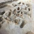 An August 27, 2019 picture from Programa Arquelogico Huanchacho shows the remains of some 227 children, who were allegedly offered in a sacrifice ritual by the pre-Columbian Chimu culture