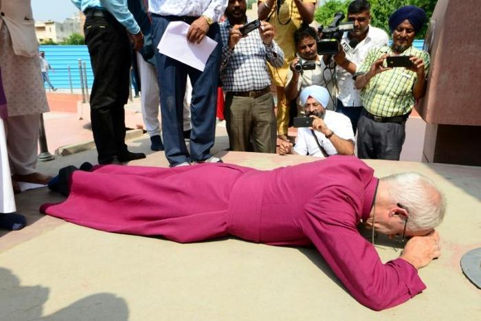 Archbishop of Canterbury Justin Welby paid tribute to the hundreds of people killed at Amritsar in 1919