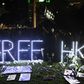 Tens of thousands of people in Hong Kong attended a peaceful vigil to mark the death of a 22-year-old student