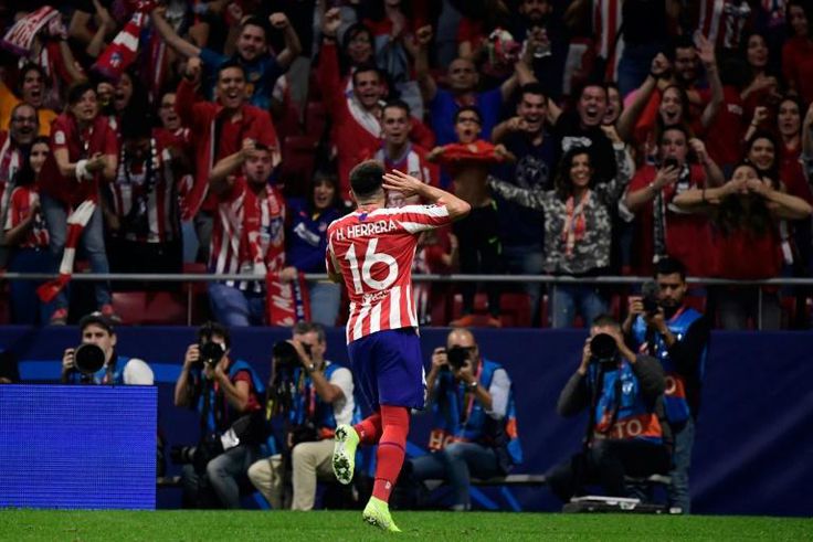 Mexican midfielder Hector Herrera crashed home Atletico Madrid's leveller to snatch a late point