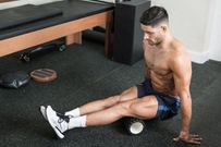 Athlete doing Physiotherapy exercise