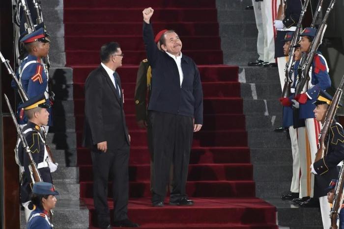 The government of Nicaragua's President Daniel Ortega, in a file image, has released 50 political prisoners