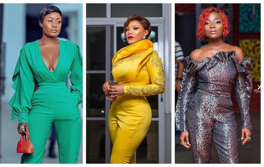 Ghanaian celebrities, Nana Akua Addo, Zynnell Zuh and Efya