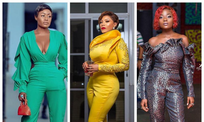 Ghanaian celebrities, Nana Akua Addo, Zynnell Zuh and Efya