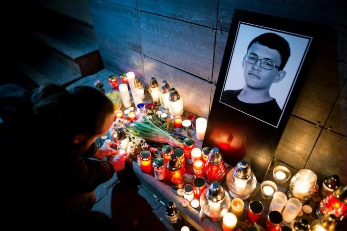 Jan Kuciak and his fiancee Martina Kusnirova were gunned down at home in February 2018