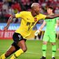 Talisca celebrates his crucial away goal that took Guangzhou Evergrande into the semi-finals