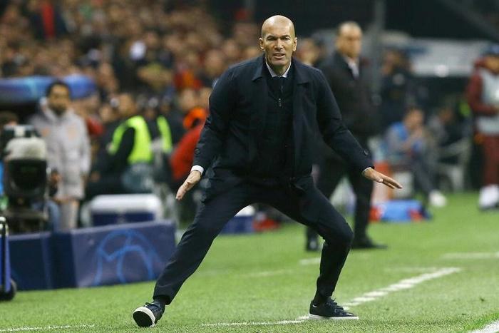 Real Madrid coach Zinedine Zidane