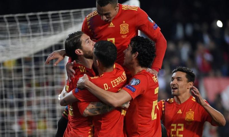 Captain Sergio Ramos scored his fifth goal in as many internationals as Spain beat Norway
