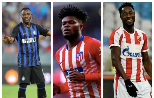 Ghanaian players who starred in the opening round of Champions League matches