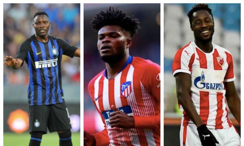Ghanaian players who starred in the opening round of Champions League matches