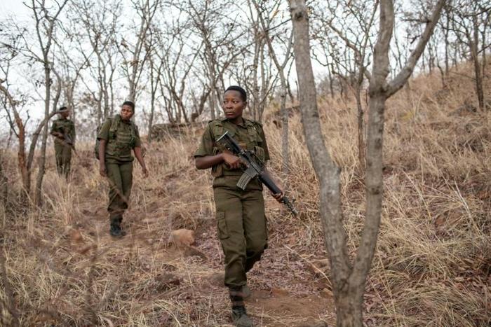 The Akashinga are all-female anti-poaching rangers in northern Zimbabwe