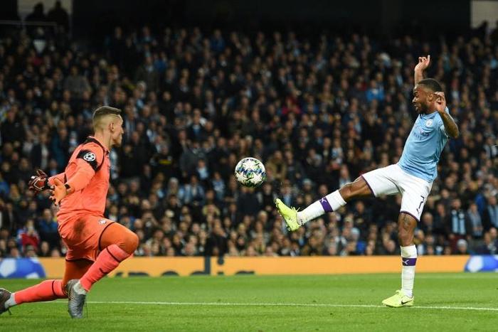 Manchester City's Raheem Sterling destroyed Atalanta with a hat-trick