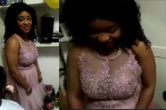 Man surprises lover with proposal on her birthday, she shakes her head, leaves him on his knees (video)