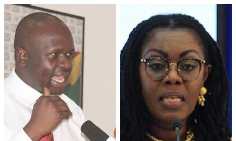 Dr Omane Boamah and Ursula Owusu