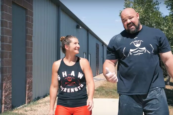 Brian Shaw Takes On Wife in Workout Challenge