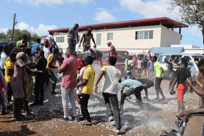 Trotro drivers protest