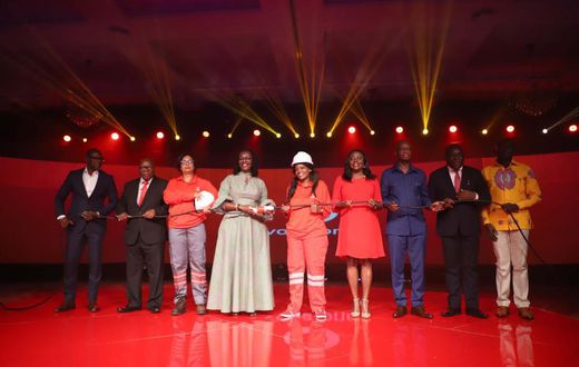 A group Photograph from the Vodafone 4G launch
