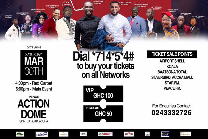 2019 Africa Gospel Awards Festival tickets out
