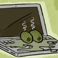 Laptop and male genitalia