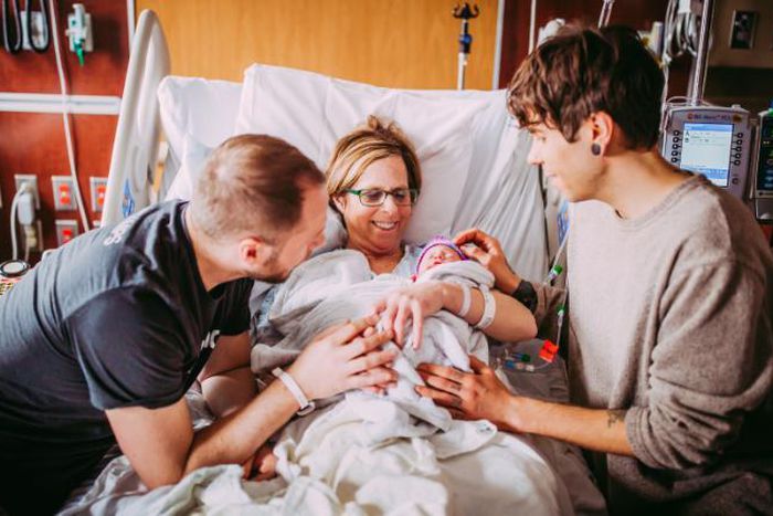 Woman gives birth to her own grand daughter