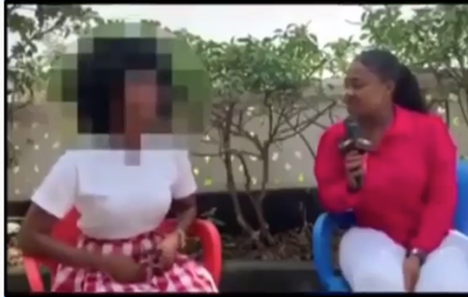 27-year-old Ghanaian lady accuses father of breaking her virginity and those of her three sisters(video)