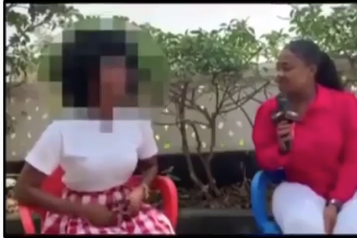 27-year-old Ghanaian lady accuses father of breaking her virginity and those of her three sisters(video)