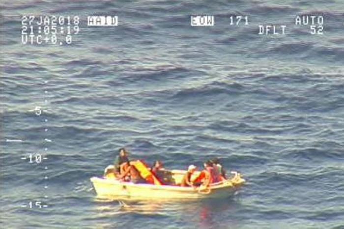 The ferry was carrying 88 people when it sank and only seven survivors in a dinghy were found