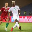 A file photo of Burkina Faso star Aristide Bance, who scored a CAF Confederation Cup hat-trick for Guinean club Horoya Sunday, playing against Morocco this month
