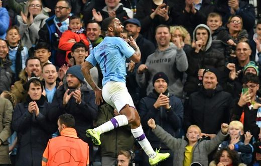 Manchester City's Raheem Sterling was unstoppable against Atalanta
