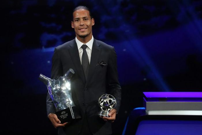 Van Dijk won the UEFA Men's Player of the Year award last week
