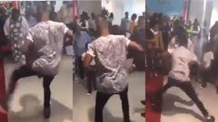 'Rasta' man’s romantic dance moves bring church service to a halt (video)