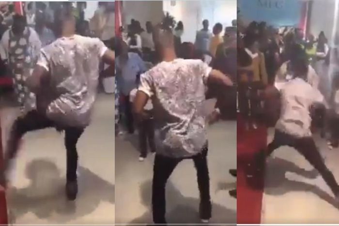 'Rasta' man’s romantic dance moves bring church service to a halt (video)