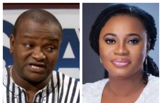 Hassan Ayariga and Charlotte Osei