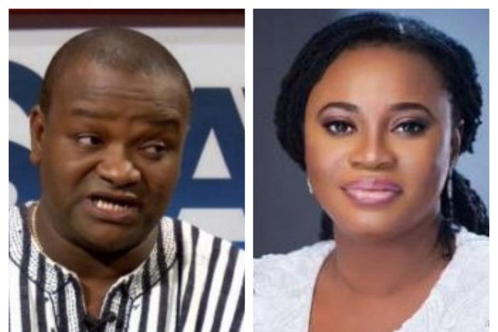 Hassan Ayariga and Charlotte Osei