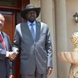 Sudan's new prime minister Abdalla Hamdok met with South Sudanese President Salva Kiir in Juba
