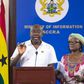 Information Minister, Kojo Oppong Nkrumah with NRSC boss May Obiri-Yeboah