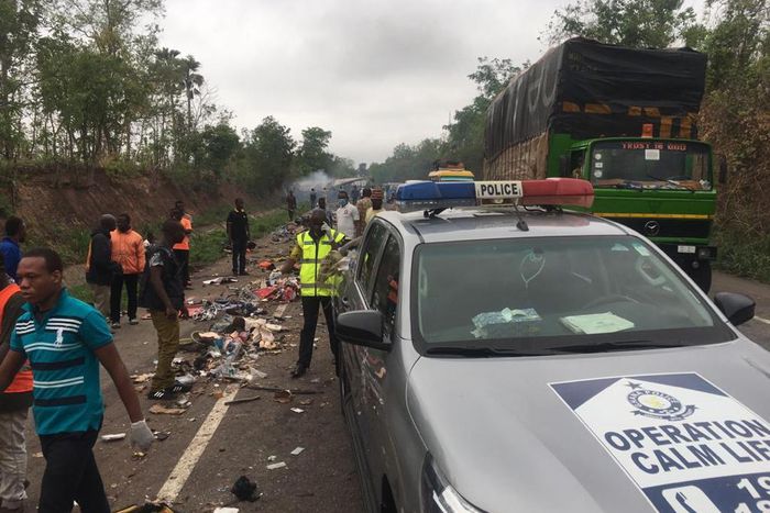 Kintampo-Techiman road accident