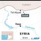 Map locating Suluk, near Tal Abyad in Syria, site of a deadly car bomb attack Sunday, according to the Syrian Observatory for Human Rights