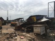 Hundreds displayed in a massive demolition exercise at American House
