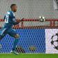Juventus forward Douglas Costa celebrates after scoring his first goal this season in the Champions League in Moscow.