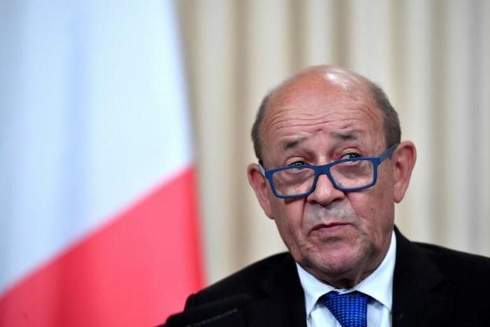 French Foreign Minister Jean-Yves Le Drian is the first top diplomat from France to visit Sudan in a decade