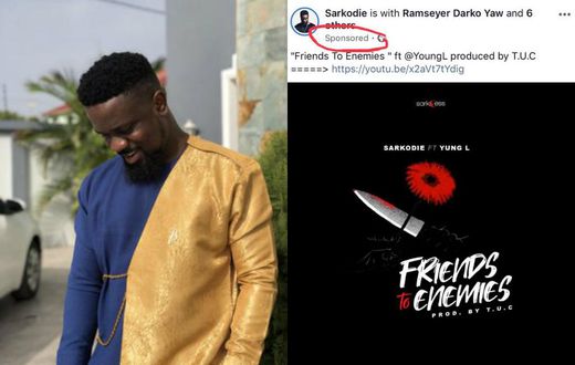 Sarkodie has started boosting his music online