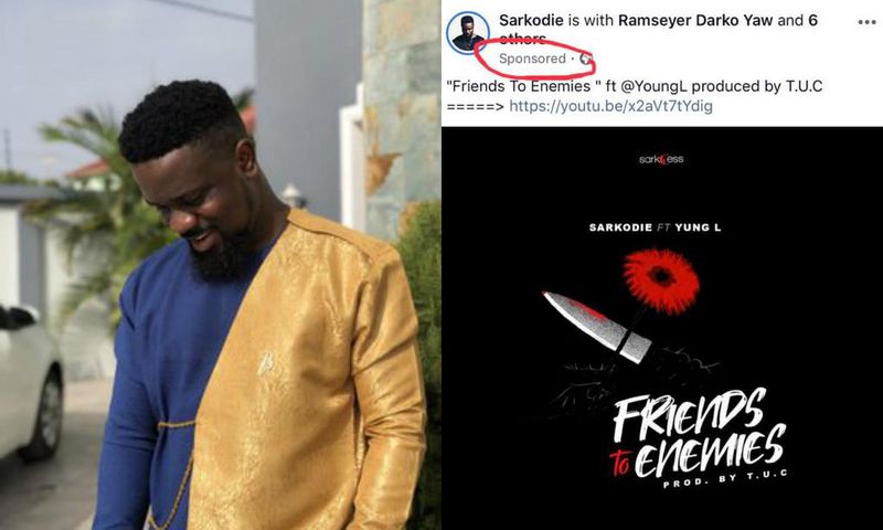 Sarkodie has started boosting his music online