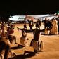 Pope Francis (C) received a jubilant welcome to Maputo