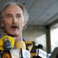 UN special envoy to Syria Geir Pedersen speaks to journalists in the Syrian capital Damascus on September 22, 2019