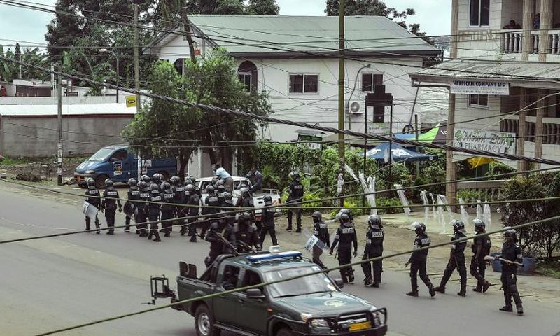 Cameroon launched a crackdown in two English-speaking regions after separatists declared independence in October 2017