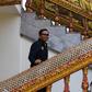 Thailand's Prime Minister Prayut Chan-O-Cha arrives at Wat Bupparam temple in Chiang Mai Tuesday to oversee a Buddhist ceremony. Prayut is expected to be named premier when final results of last month's election are released