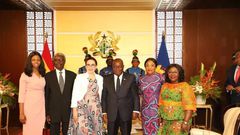 Nana Addo receives letters of Credence of four envoys